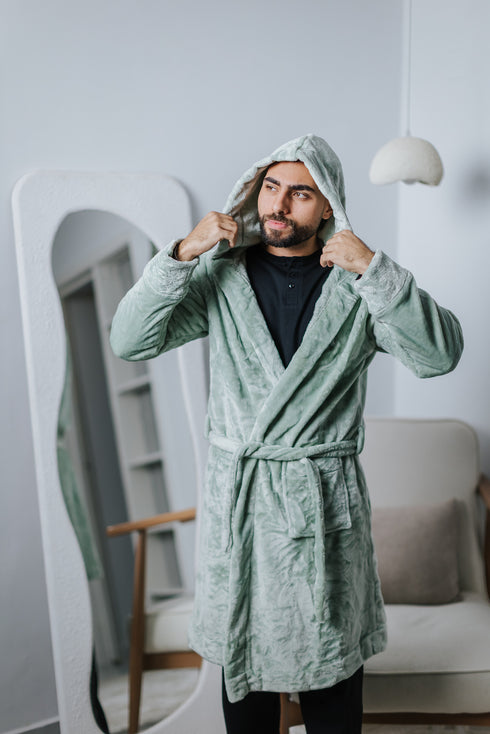 Snuggs Blanket Robe Mint